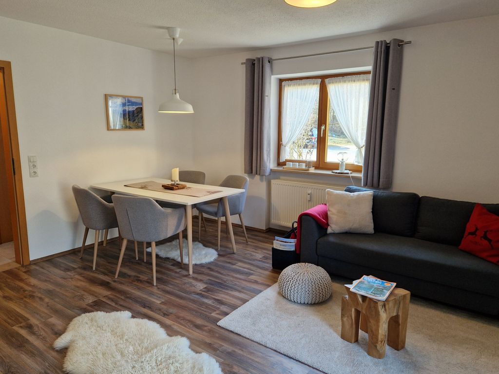 Wohnzimmer Ferienwohnung Murmeltier