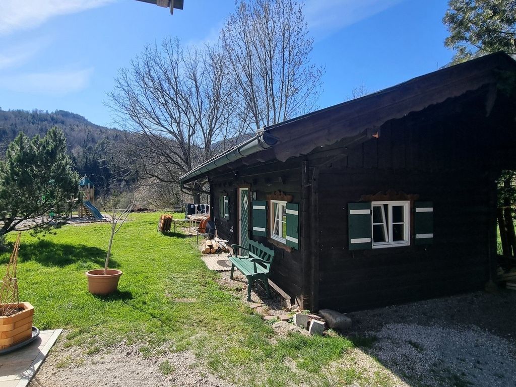 Aussenansicht Blockhütte