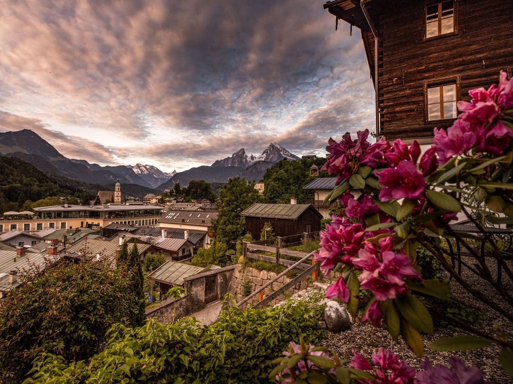 Blick vom Hofmusikerhaus zum Watzmann
