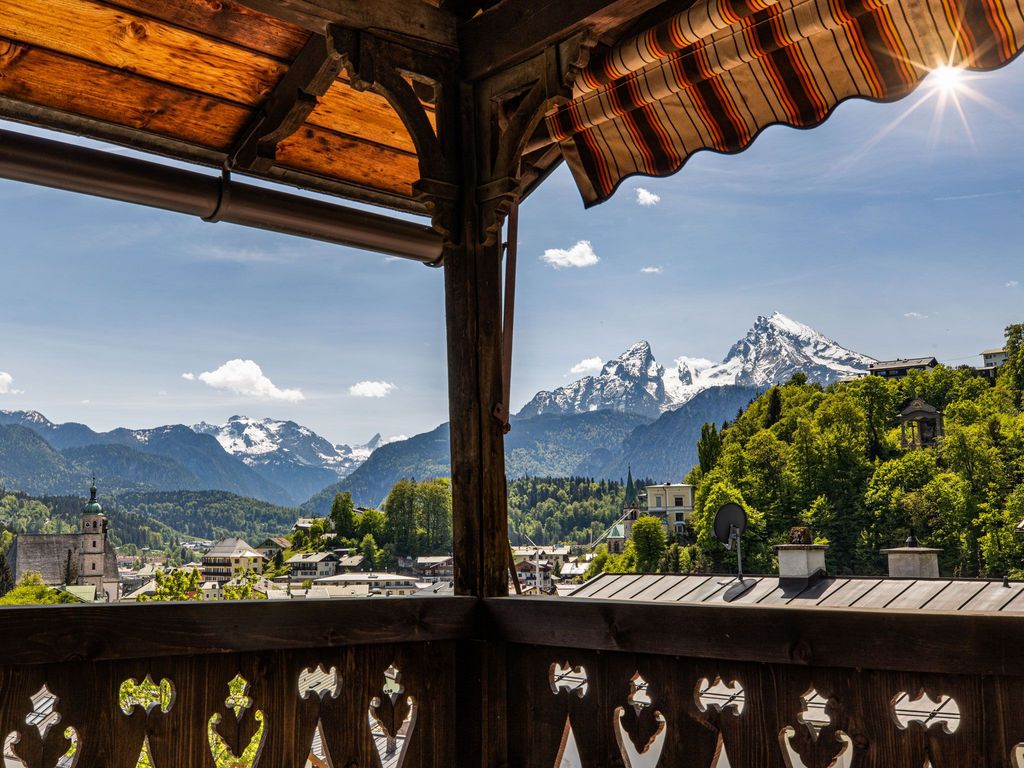 Hofmusikerhaus mit Blick zum Watzmann
