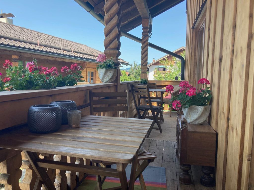 Sommerlicher Balkon