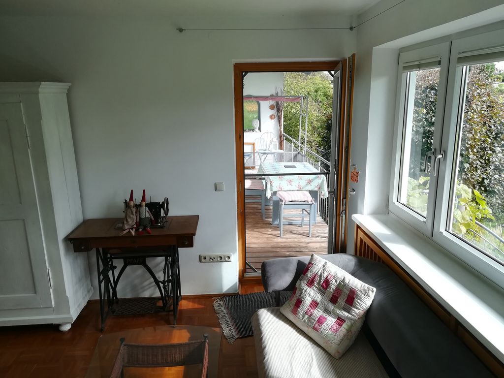 Blick auf den Balkon