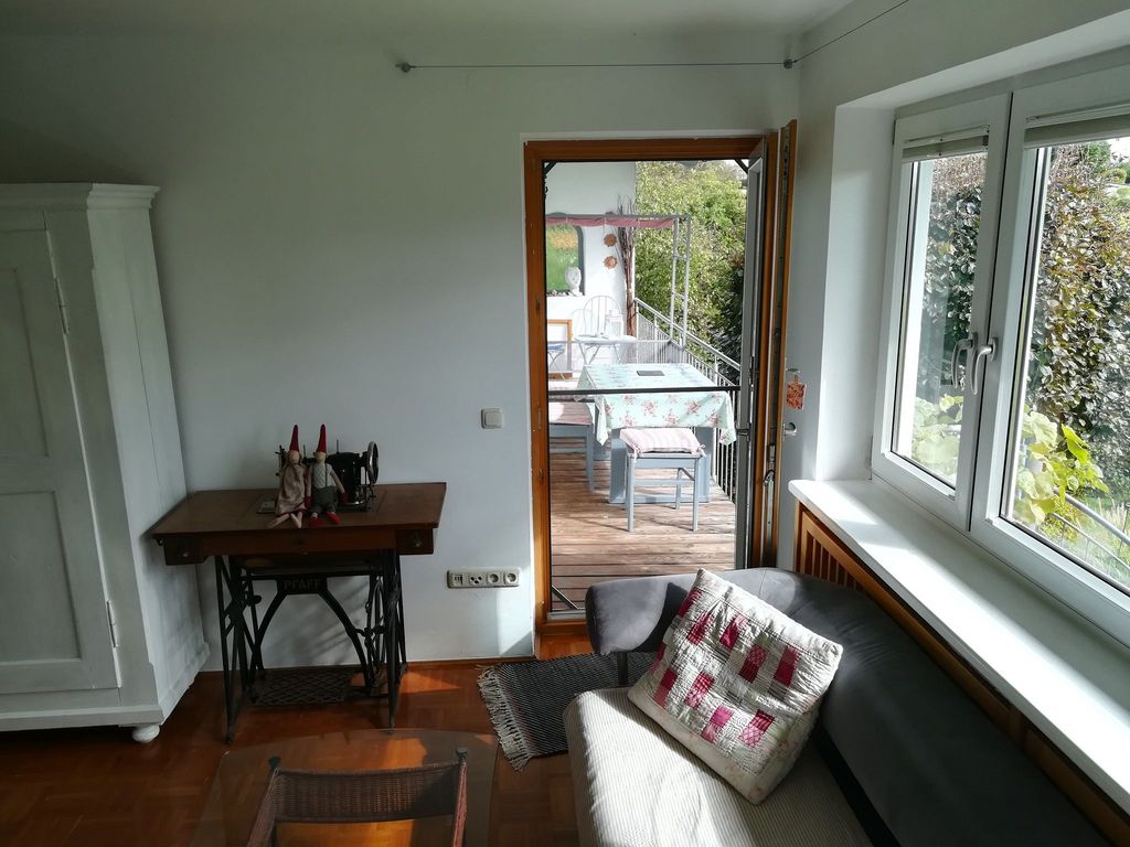 Blick auf den Balkon