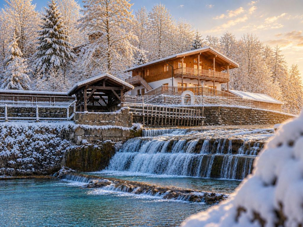 und abends geht es in das gemütliche Ferienhaus und   genießen Sie die Aussicht auf die umliegenden Berggipfel