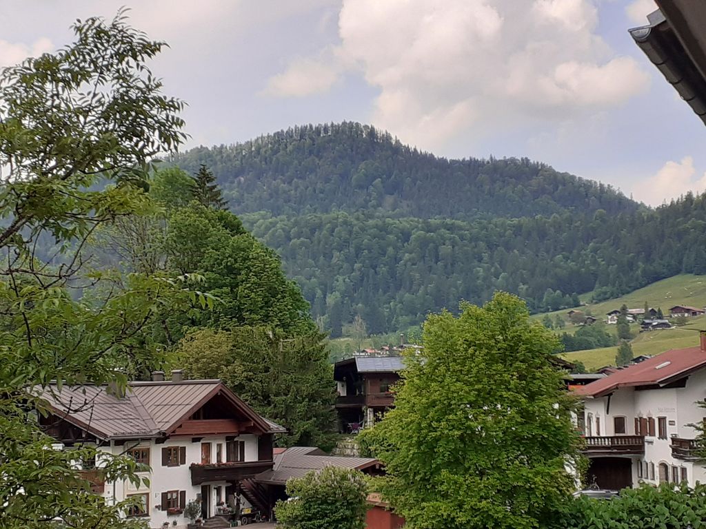 Blick vom Balkon