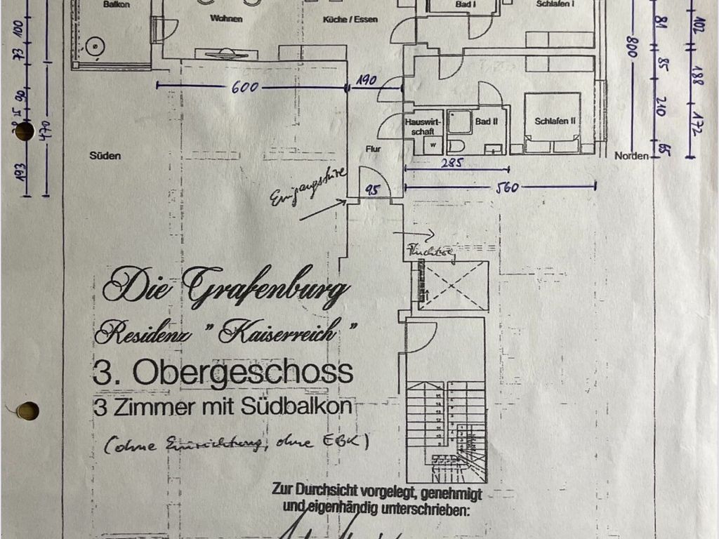 Grafenburg, Residenz Kaiserreich
