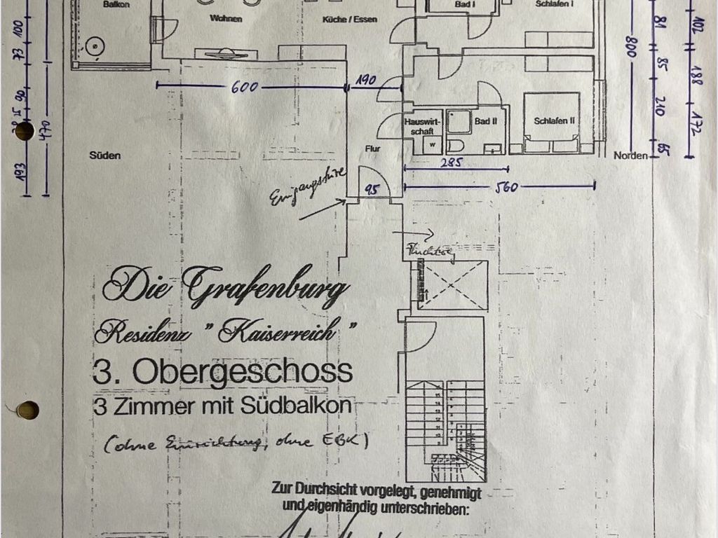 Grafenburg, Residenz Kaiserreich