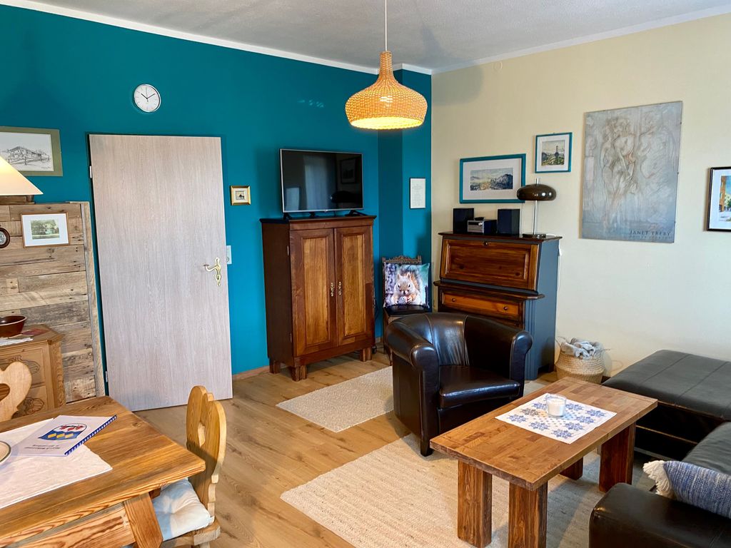 Ferienwohnung Wendelstein Wohnzimmer, mit Sitzgruppe