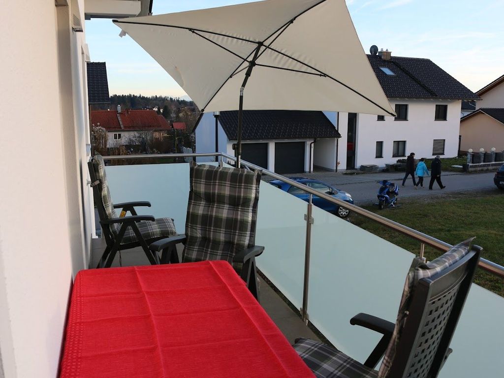 Balkon im Sommer