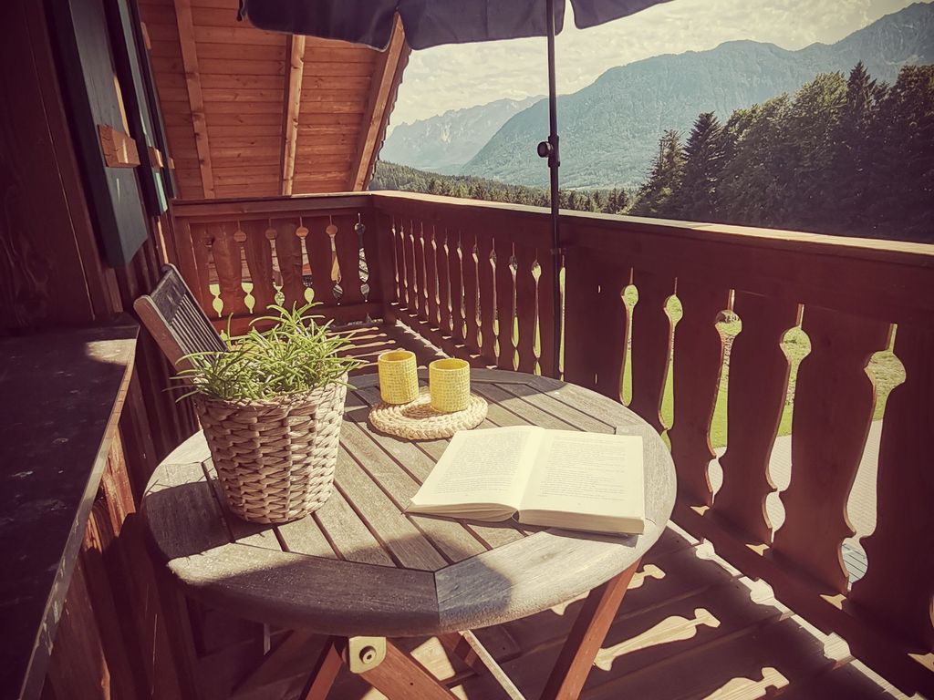 Ausblick vom Balkon