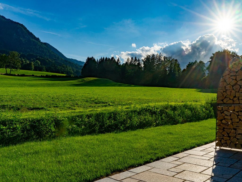 Ausblick von der Süd-Terasse - Wohnung Kleeblatt (EG)