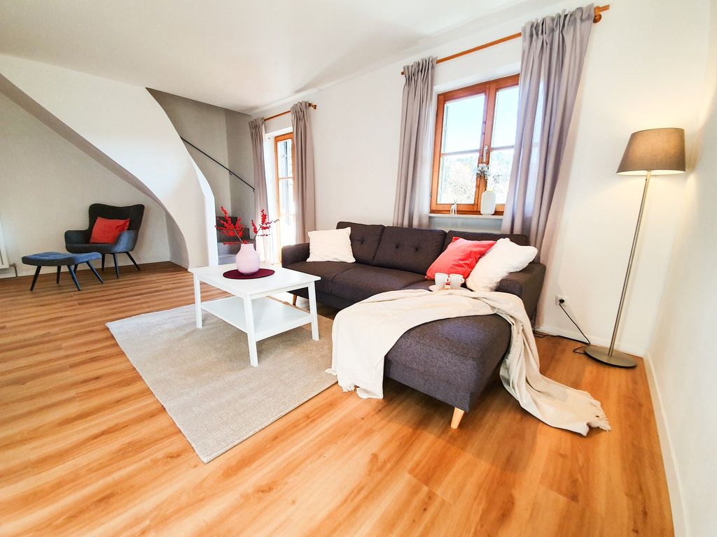 Ferienwohnung Hammer - Alpenblick - Wohnzimmer