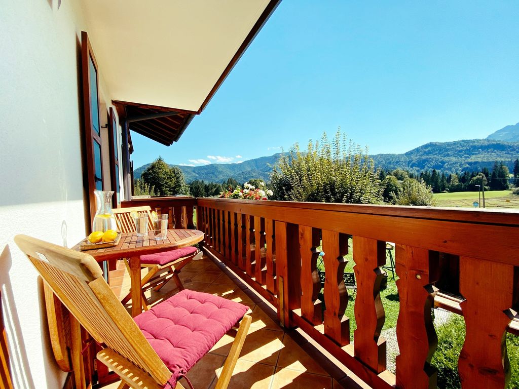 Blick vom Balkon
