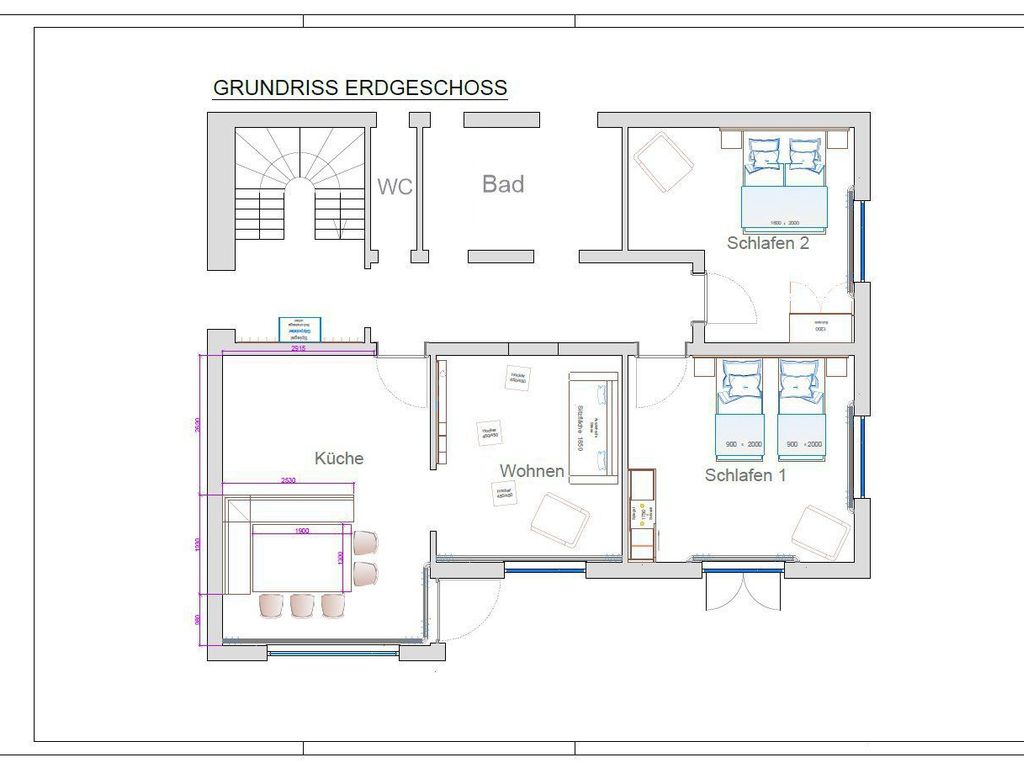 Grundriss Erdgeschoss