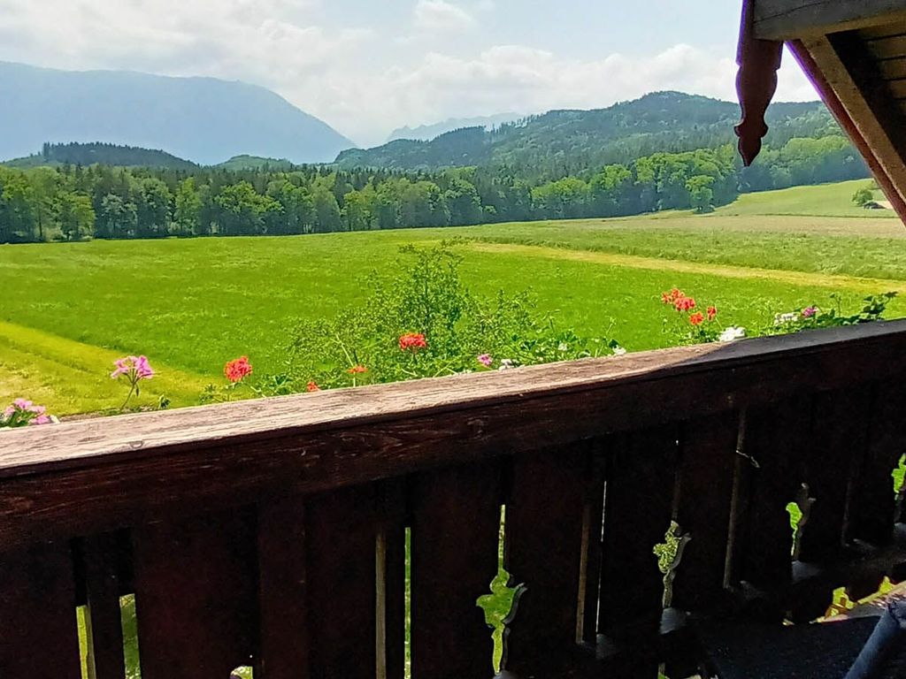 Blick vom Balkon