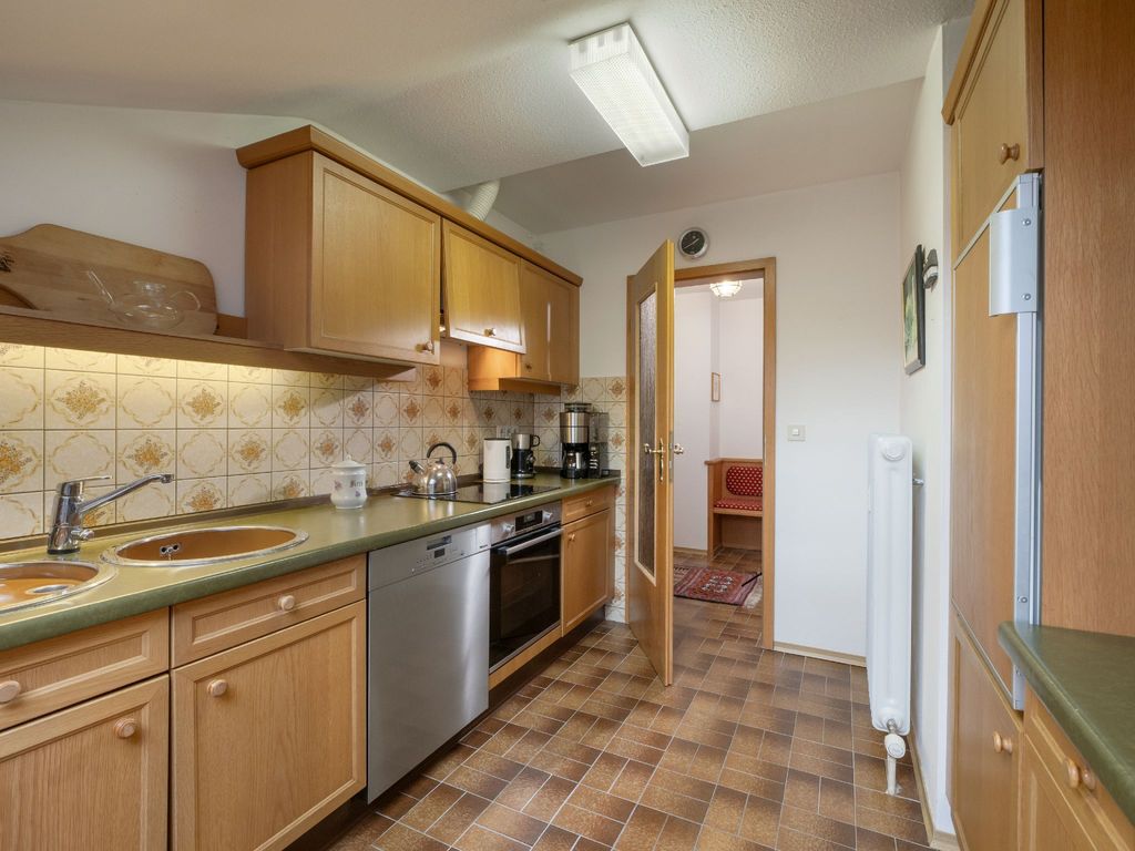 Separate Küche in der Ferienwohnung