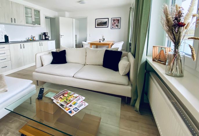 Ferienwohnung Sundowner, 50 qm, 1 sep. Schlafzimmer mit Balkon