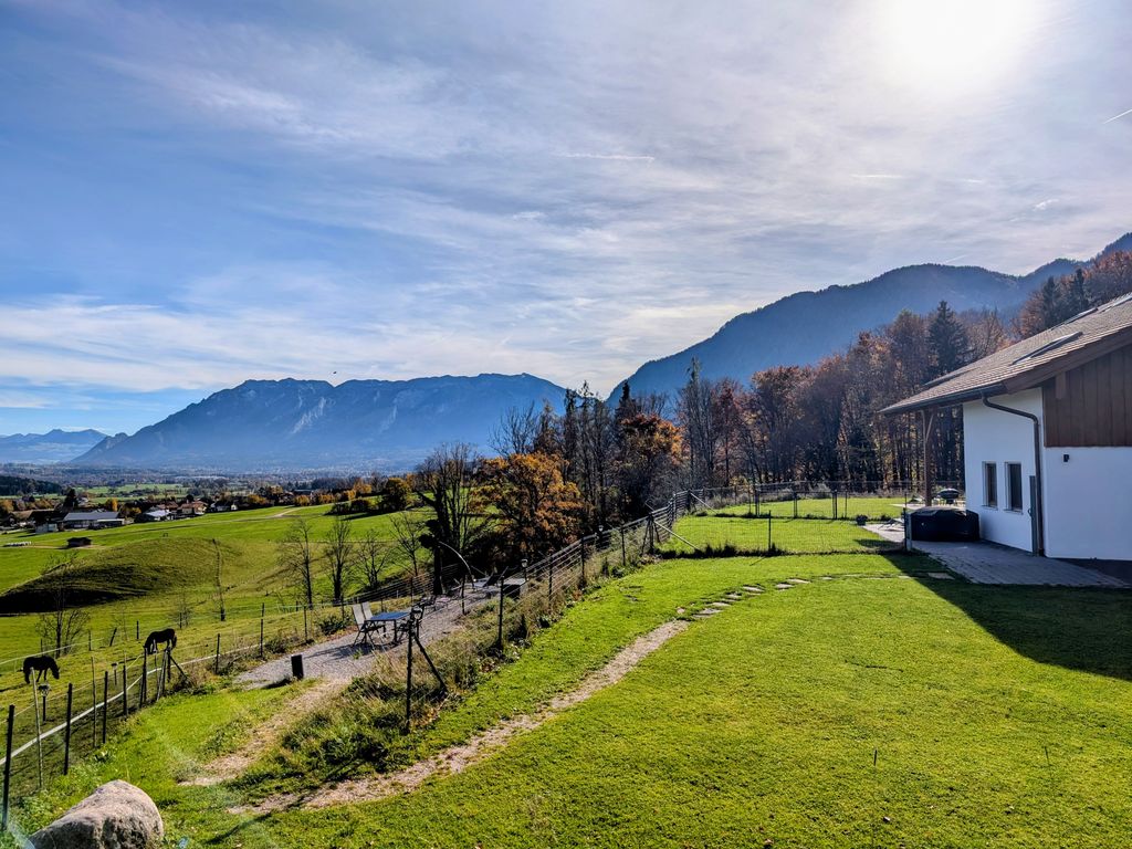 Aussicht Staufen-Chalet Hochreit