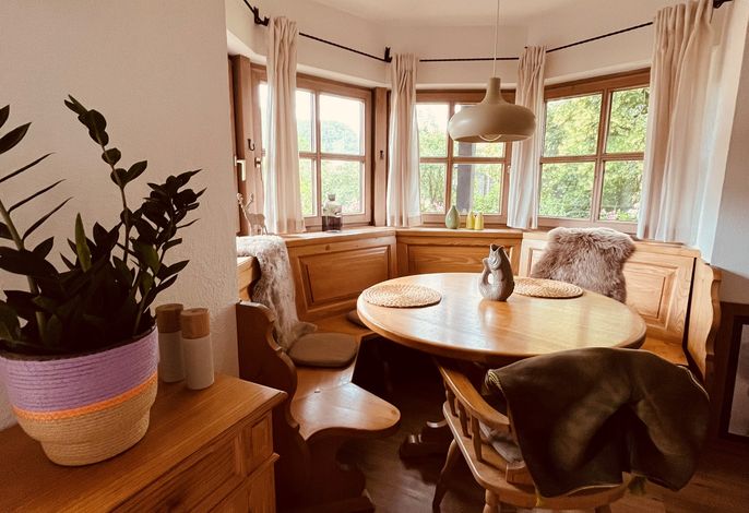 Achentalglück für 1-3 Personen, Schlafzimmer, Wohnzimmer, Küche, Bad/WC, großer Balkon