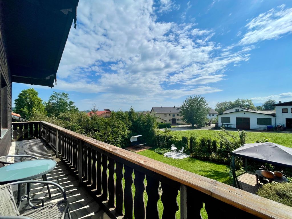Ausblick vom Balkon