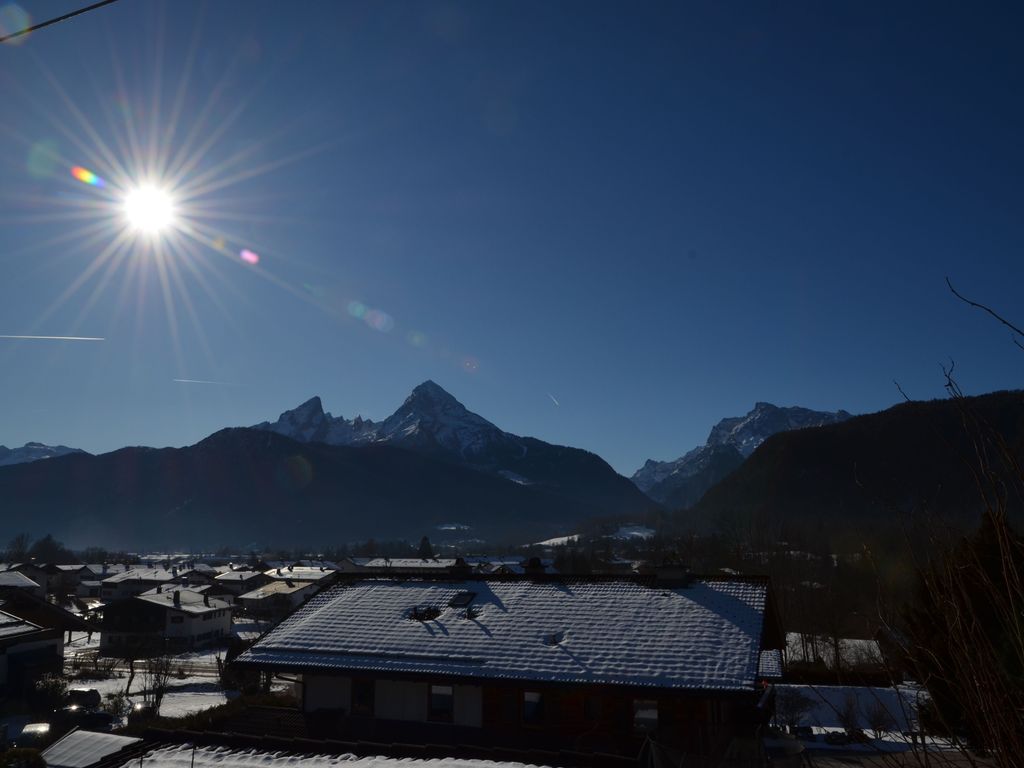 Haus mit Watzmann