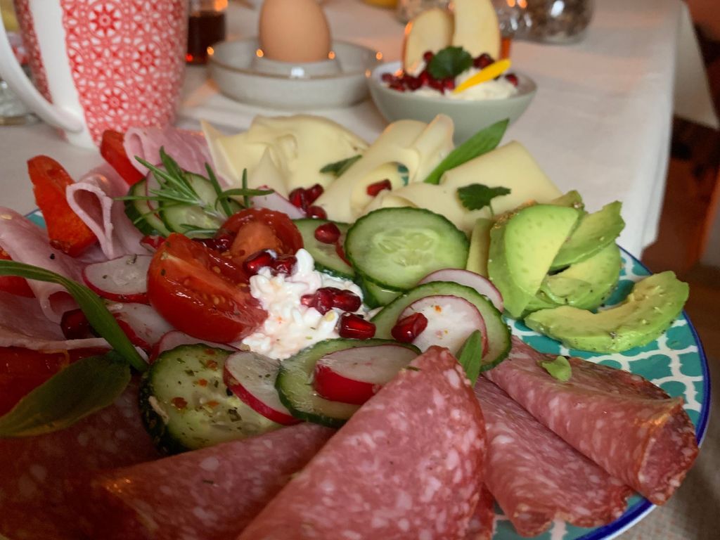 Frühstück in der Naturpension Rottau