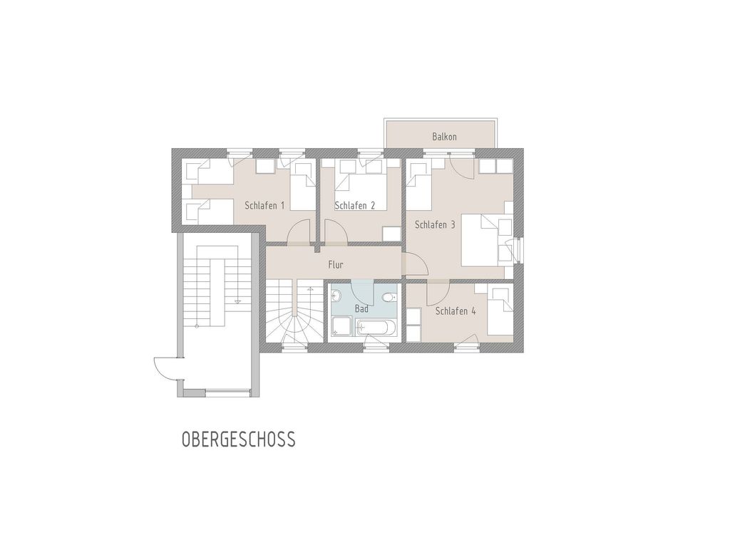 Grundriss Obergeschoss