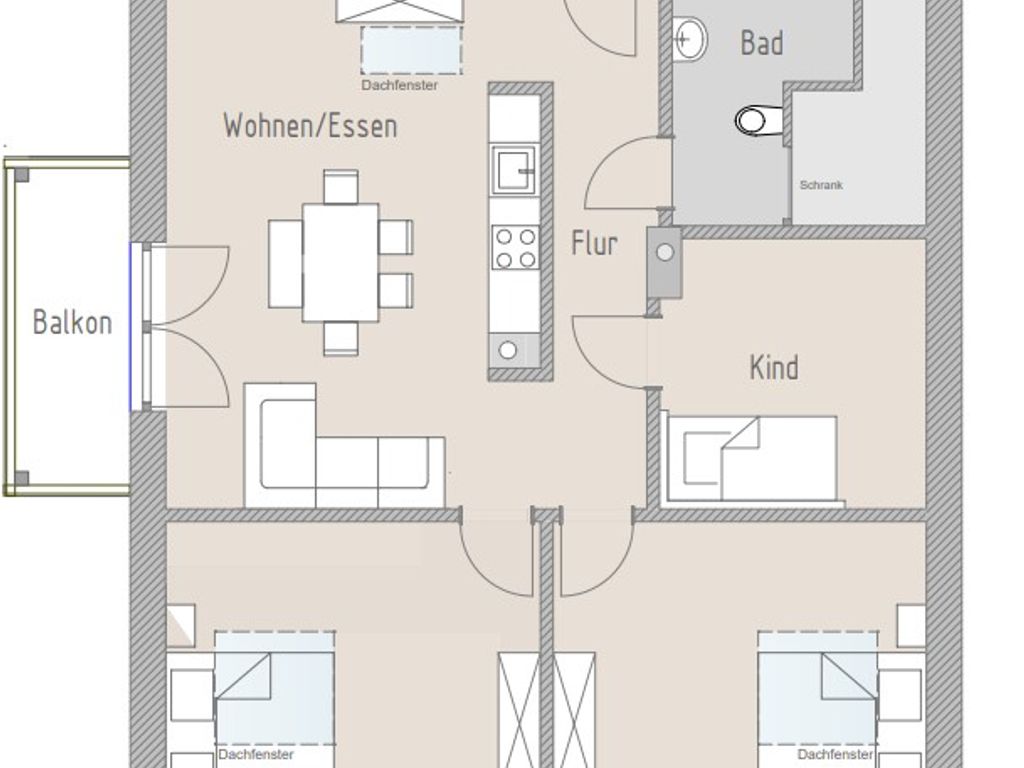 Grundriss Ferienwohnung Schneibstein