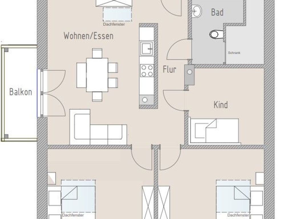 Grundriss Ferienwohnung Schneibstein