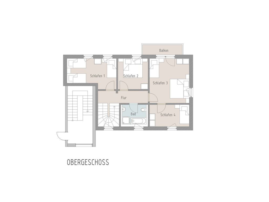 Grundriss Obergeschoss