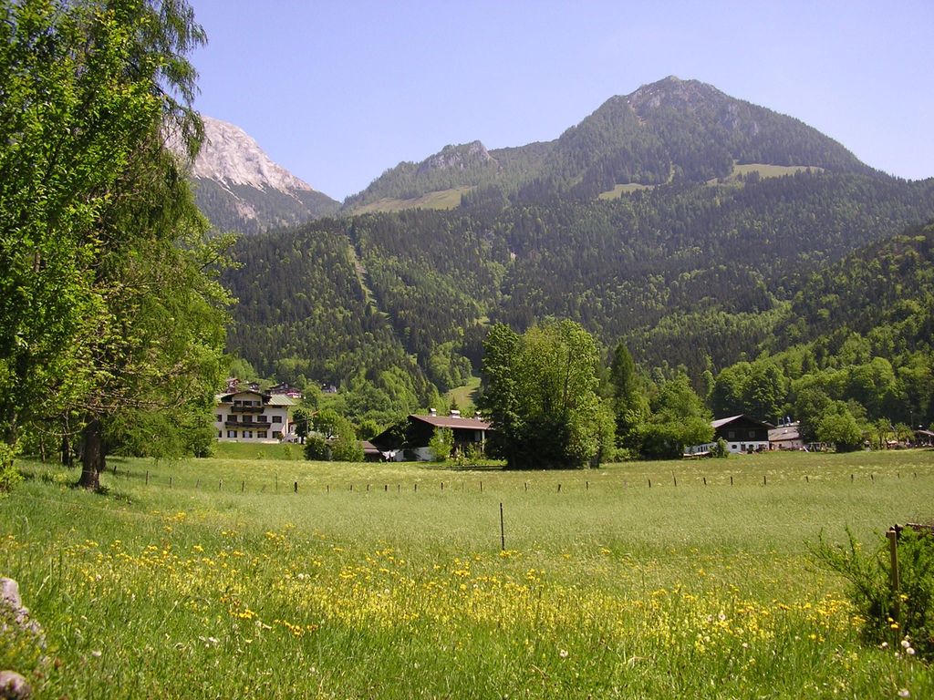 Freier Blick von der Ferienwohnung auf den Jenner
