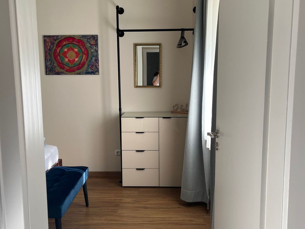 Blick zum Schlafzimmer