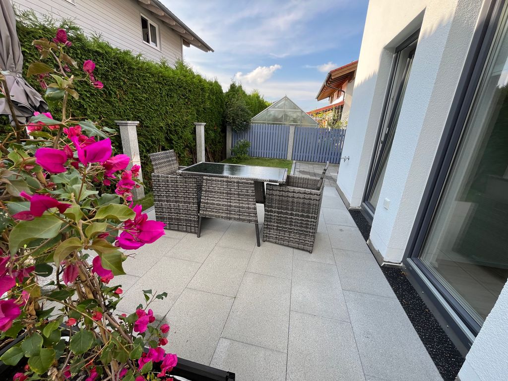 Ferienwohnung Osternach - Terrasse