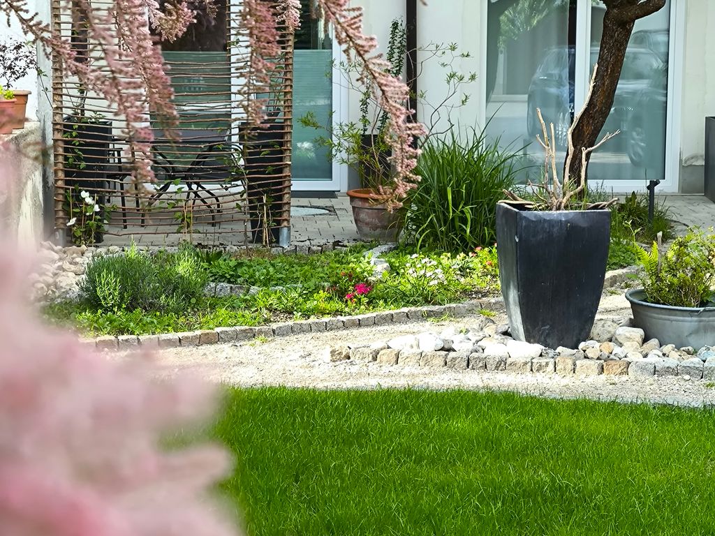 Blick auf die Terrasse