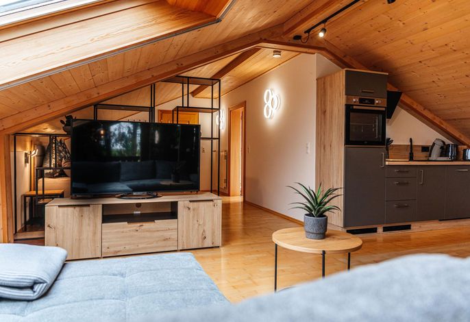 Apartment Watzmannblick im Dachgeschoss mit Balkon