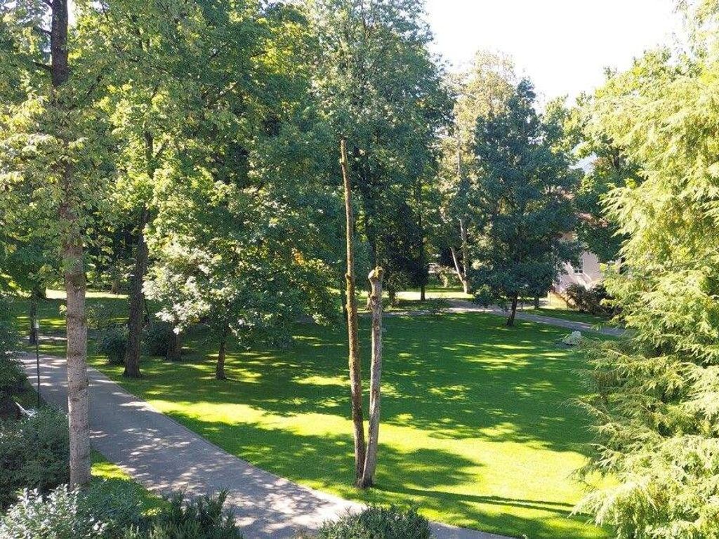 Blick aus dem Wohnzimmerfenster