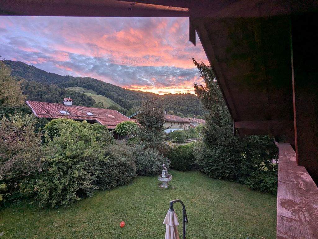 Sonnenaufgang vom Balkon aus