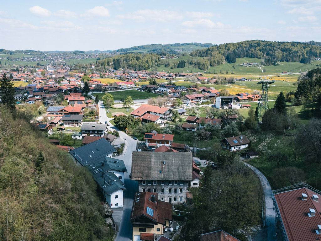 Unser Haus – Luftbildaufnahme Blickrichtung Norden