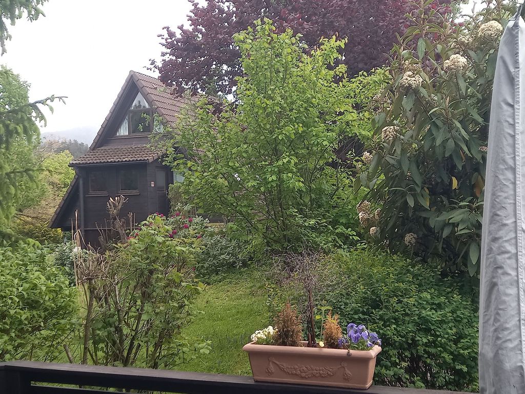 Ausblick vom Balkon