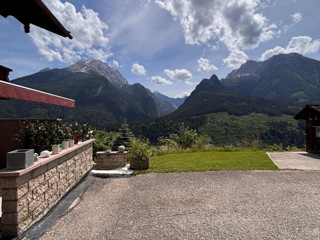 Aussicht Watzmann und Hochkalter