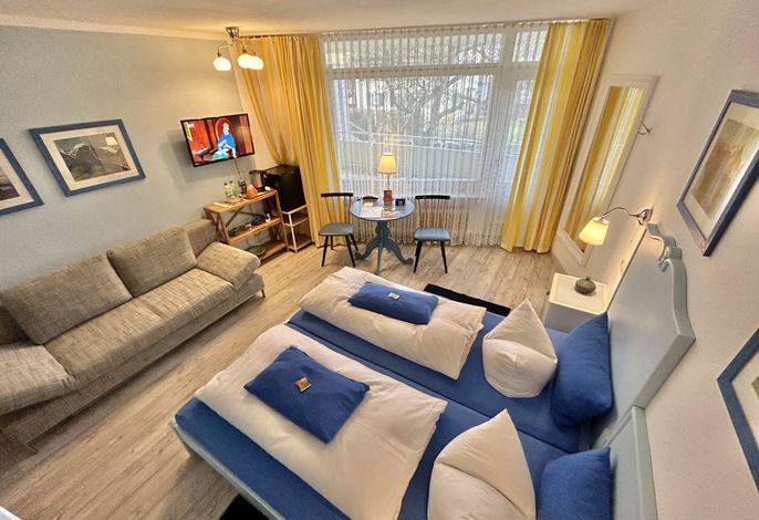 Doppelzimmer Komfort, 27qm, mit Balkon