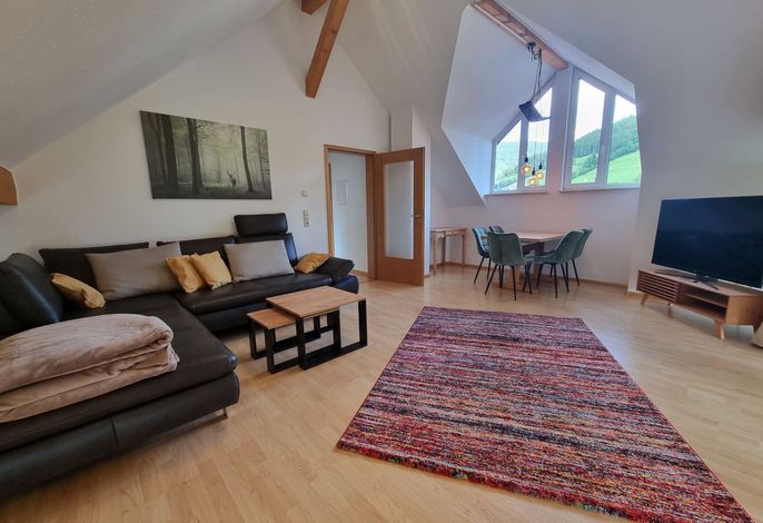 Kurparkhotel Griesbach: Ferienwohnung Schwarzwald, 75qm, 1 Schlafzimmer, max. 4 Personen