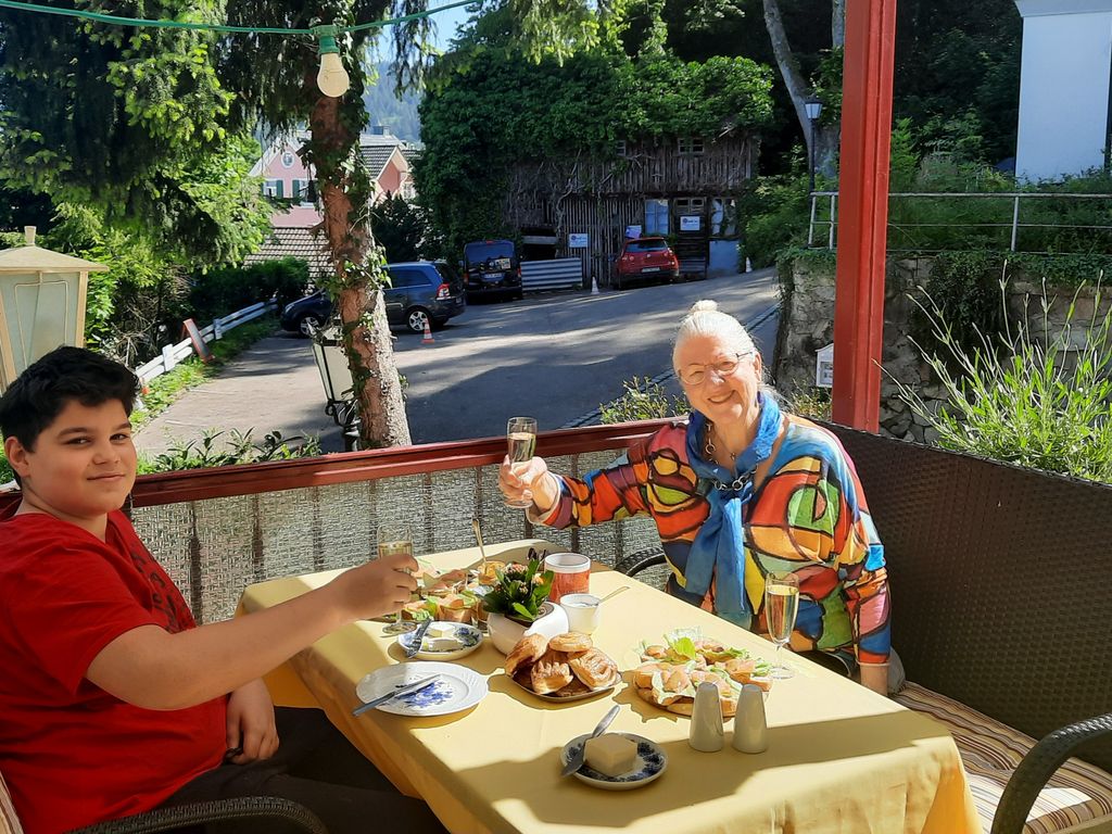 Frühstückterasse
