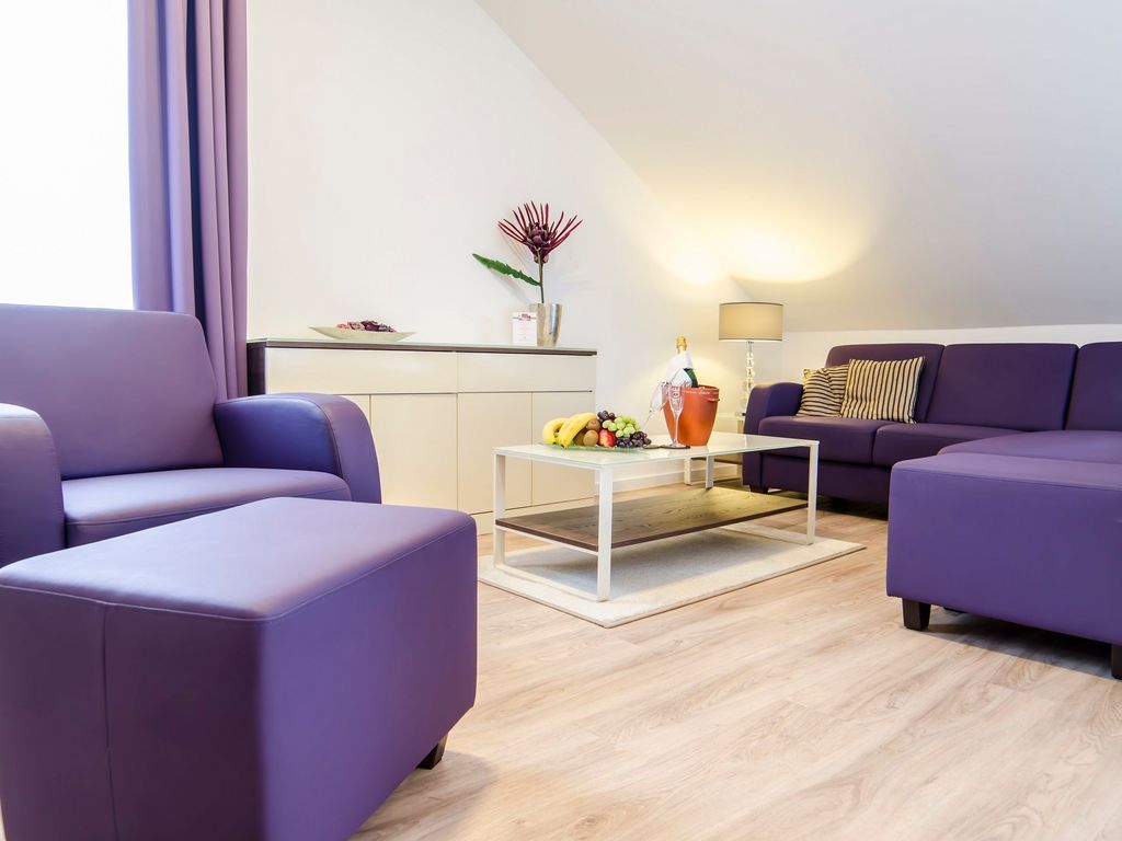 Suite Wohnzimmer - Hotel Merkur