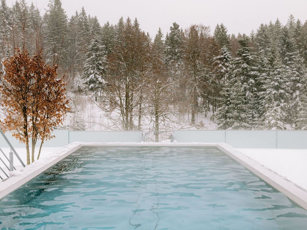 Skypool im Winter