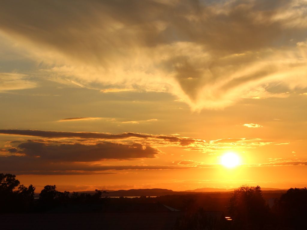 Sonnenuntergang Blick von der Antoniuskapelle