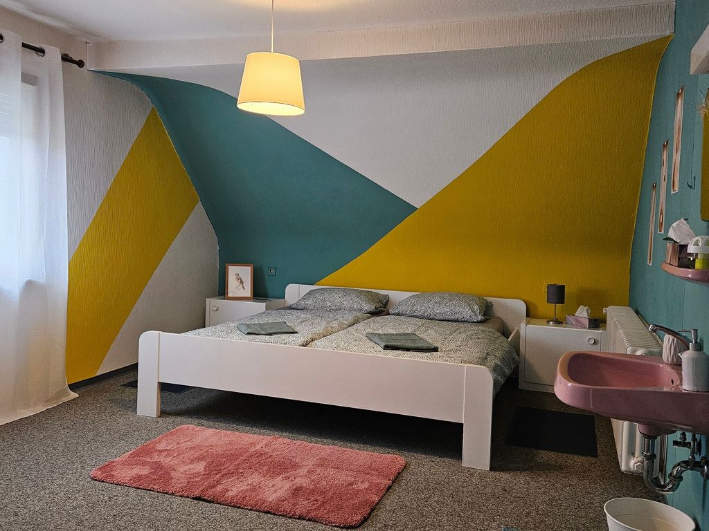 Doppelzimmer 20 qm mit Dusche