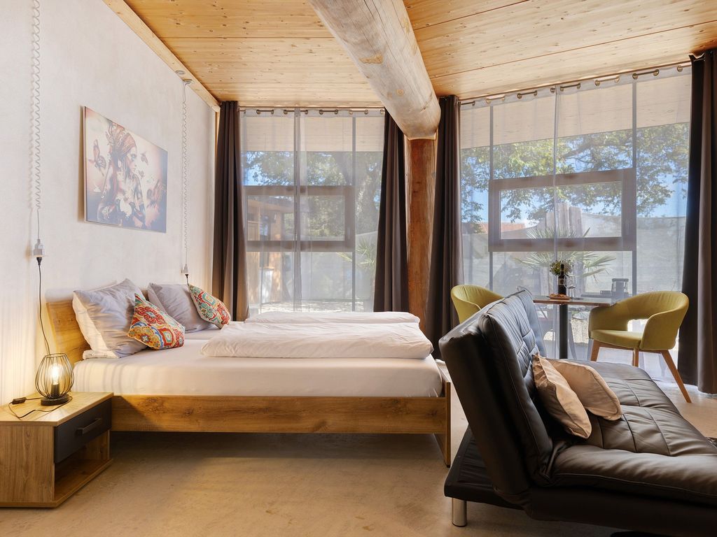 BEDROOM, INSIDE, OUTSIDE