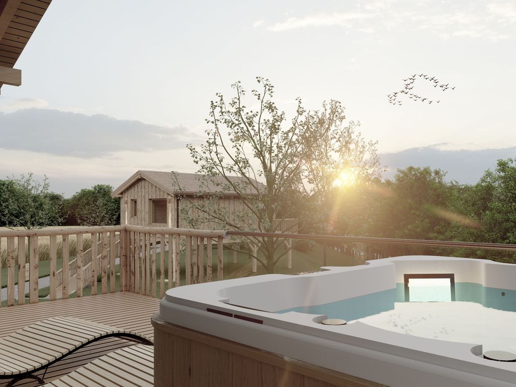 Balkon mit Whirlpool