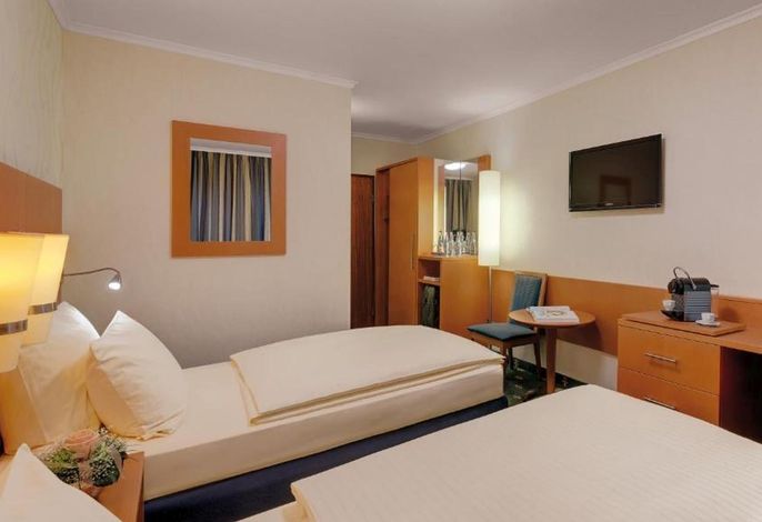 Doppelzimmer Comfort Twin mit Dusche und WC